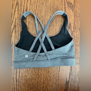 Light gray lululemon sports bra